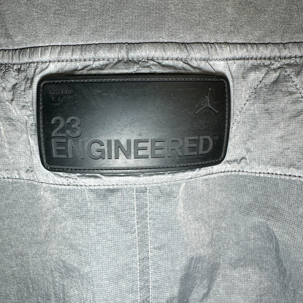 Jordan 23 Engineered Pullover 1/4 Zip Sweatshirt Grey Utility Pocket Mens M - Picture 3 of 15